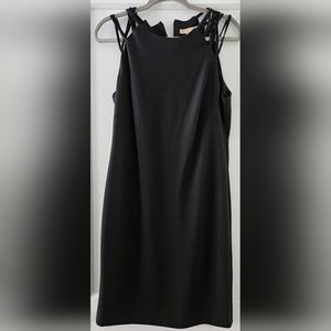Hope & Harlow Black Havana Crepe Scuba Dress Size10